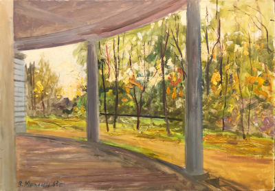 Меллин Вадим Александрович (1914–1970). Усадьба М.Ю. Лермонтова Середниково – "Мцыри". 1963. Карт 