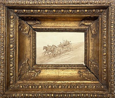 Ковалевский Павел Осипович (1843−1903). В дороге. Зарисовка времен русско-турецкой войны. 1877. Б 