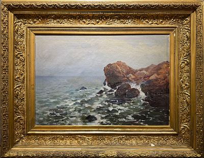 Попов Александр Андреевич (1852–1919). Морской пейзаж. 1890-е. Холст, масло. 45&times;66 
Справа внизу 