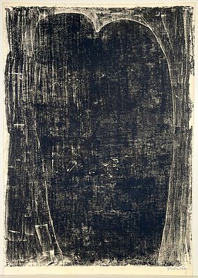 VENTURINO VENTURI, Senza titolo, 1973 - VENTURINO VENTURI, Senza titolo, 1973, Monotipo, disegno 