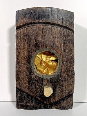 AMADIO GIUSEPPE, "AEBA" - AMADIO GIUSEPPE, "AEBA" scultura in legno da parete 