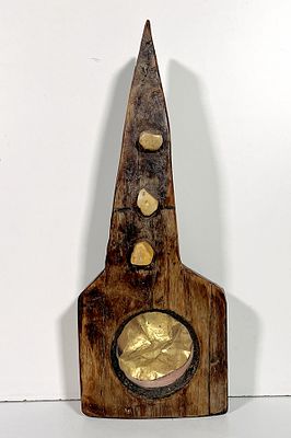 AMADIO GIUSEPPE, "TROSBORA" - AMADIO GIUSEPPE, "TROSBORA" scultura in legno da parete 