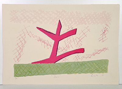 RICCARDO LICATA, "Icaro" - RICCARDO LICATA, "Icaro", litografia a colori, cm 34x49 