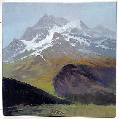 CANCOGNI AGOSTINO, "Nesbbie" - CANCOGNI AGOSTINO, "Nesbbie" olio su tela, titolo e firma 