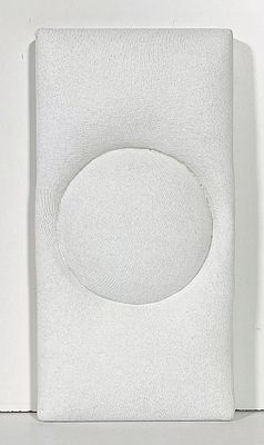 VENTANNI SAMUELE - VENTANNI SAMUELE, Introiezione bianca grafite - acrilico su tela lavorata - 