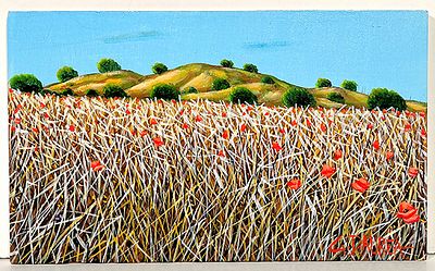 DAUREA GIOVANNI, "Estate" - DAUREA GIOVANNI, "Estate" olio su tavola anno 2018, archivio 