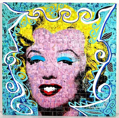 MURGIA MARIA, "Omaggio a Andy Warhol", 2019 - MURGIA MARIA, "Omaggio a Andy Warhol" 