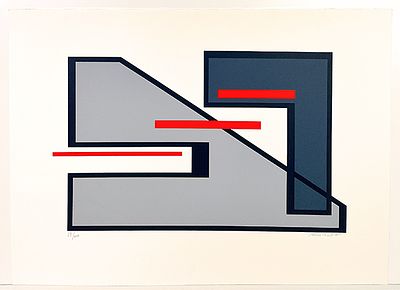 RADICE MARIO - RADICE MARIO, Serigrafia su carta, 56x76 cm