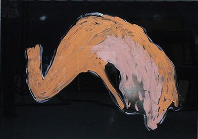 MARIO SCHIFANO, 1990-1997 - MARIO SCHIFANO, 1990-1997, acrilico su PVC preparato al computer, dim 