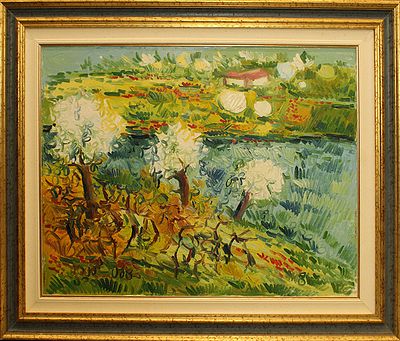 ATHOS FACCINCANI, "Primavera sul lago", 1984 - ATHOS FACCINCANI, "Primavera sul lago" 