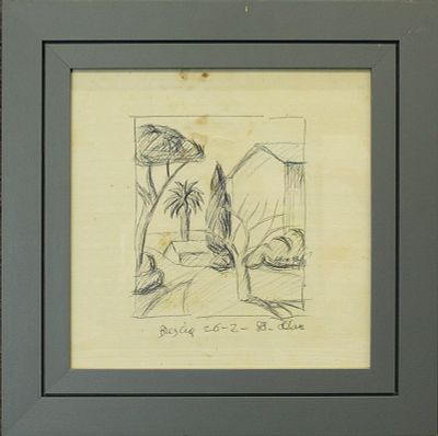 SALVO, "Senza titolo", 1988 - SALVO, "Senza titolo", 1988, penna biro su cotone, cm 30 