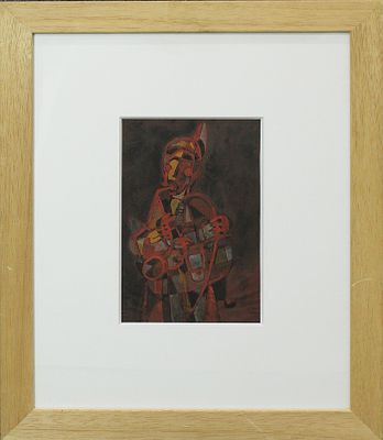 MIRKO BASALDELLA, "Suonatore", 1958 circa - MIRKO BASALDELLA, "Suonatore", 1958 circa 