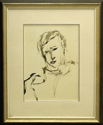 ERNESTO TRECCANI,"Figura", 1977 - ERNESTO TRECCANI, "Figura", 1977, tecnica mista su 