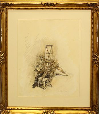 RENATO SANTINI, "Composizione", 1975 - RENATO SANTINI, "Composizione", 1975, tecnica 