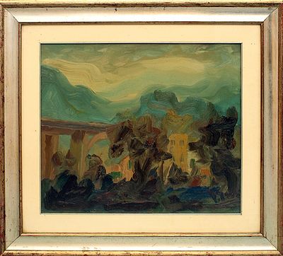 BRUNO GUIDI, "Autostrada a cava dei tirreni" "Natura misteriosa", 1970 - BRUNO 