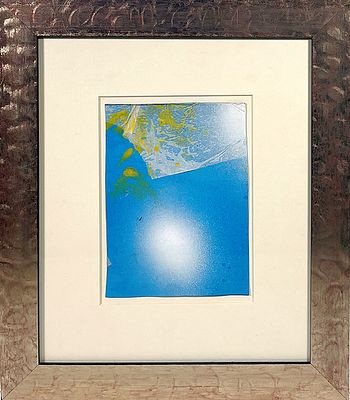 GUARNIERI ODDINO - , GUARNIERI ODDINO tecnica mista su carta, autentica dell'artista su fotografia 