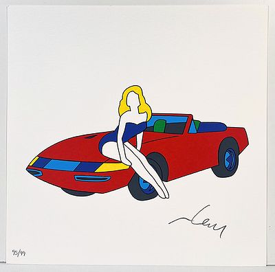 LODOLA MARCO, - LODOLA MARCO, Senza Titolo, Serigrafia su cartoncino, cm 30x30, Firmata a mano 