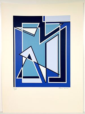 RADICE MARIO - RADICE MARIO serigrafia su cartoncino 76x56 cm