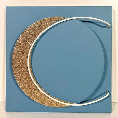 BANI BRUNO - BANI BRUNO Acrilico e applicazioni su tela, anno 2022, firma anno e numero di 