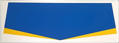 BERNASCONI LIVIO - BERNASCONI LIVIO serigrafia su cartoncino 35x99,2