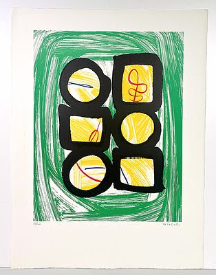 DI SALVATORE NINO - DI SALVATORE NINO serigrafia su carta 76,5x56,5 cm