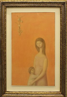 ANTONIO BUENO, "Eveline (Maternit&agrave;)", 1958 - ANTONIO BUENO, "Eveline 