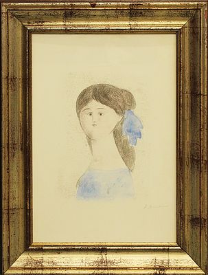 ANTONIO BUENO, 1974 circa " FANCIULLA" - ANTONIO BUENO, 1974 circa, "Fanciulla", Tecnica 