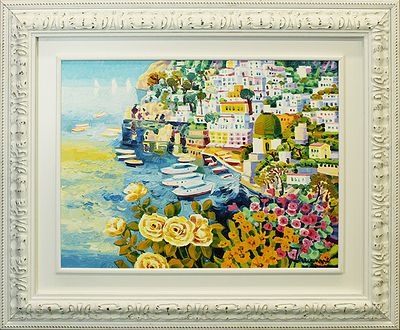 ATHOS FACCINCANI, "Il mare intorno a Positano", anni 2000 - ATHOS FACCINCANI, "Il mare 