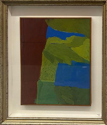 ALFREDO CHIGHINE, "Giardino", 1973 - ALFREDO CHIGHINE, "Giardino", 1973, tempera su 