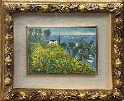 MICHELE CASCELLA, "Promontorio", anni '70 circa - MICHELE CASCELLA, "Promontorio", anni 