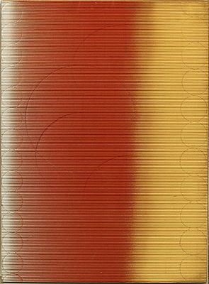 PAOLO MASI, 2010 - PAOLO MASI, 2010, smalti su cartone ondulato, 70x50x3,5 cm, peso 3,50 kg. Opera 