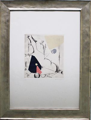 MARINO MARINI - MARINO MARINI, litografia su cartoncino, dim 70x50. Al fronte: esemplare PA in 