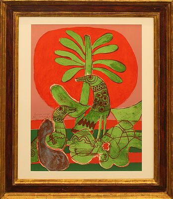 GUILLAUME CORNEILLE, "Aurora rossa", 1972 - GUILLAUME CORNEILLE, "Aurora rossa", 1972 