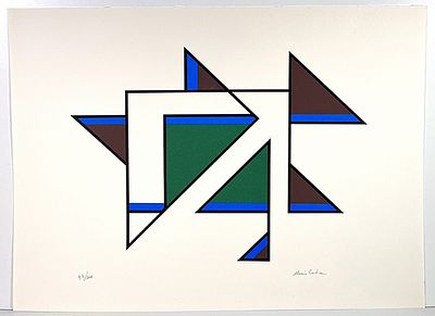 RADICE MARIO - RADICE MARIO, serigrafia su carta, 76x56 cm