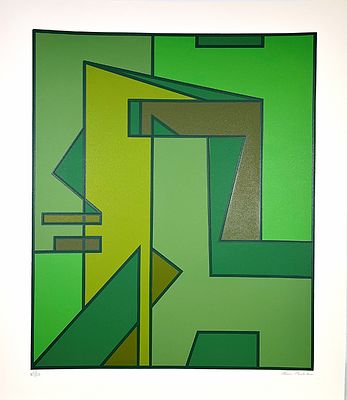 RADICE MARIO - RADICE MARIO, serigrafia su cartoncino, 102x78 cm