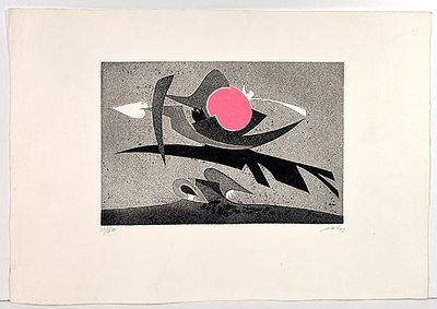 DOVA GIANNI - DOVA GIANNI, Acquaforte acquatinta su carta, 32x50 cm. Opera firmata a matita in 