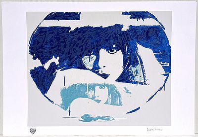 FIORONI GIOSETTA - FIORONI GIOSETTA, “Doppio Liberty Yellow”, Serigrafia polimaterica e 