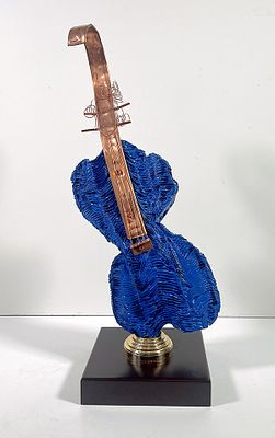 M'HORO' - M'HORO', Multiplo: scultura in resina epossidica placcata in argento. L’artista ha 