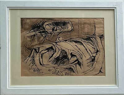 VINICIO BERTI, "Per l'avventuroso astrale", 1960 - VINICIO BERTI, "Per l'avventuroso 