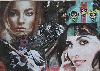 ROBERTO MALQUORI, "Games", 2017 - ROBERTO MALQUORI, "Games", 2017, decollage su carta 