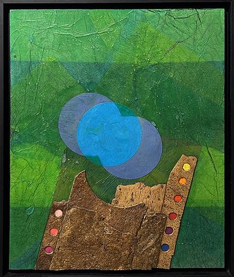 ROBERTO CRIPPA - ROBERTO CRIPPA, olio e tecnica mista su tela, cm 100x80. Al verso: firma. Opera 