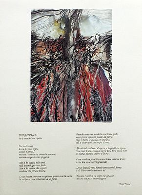 FIRMA ILLEGGIBILE - FIRMA ILLEGGIBILE , litografia su cartoncino, cm 70x50. Esemplare XLVI/L. 