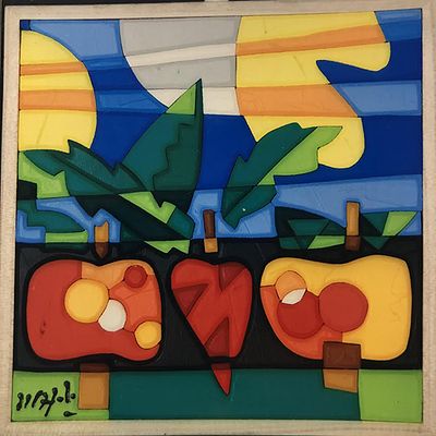 UGO NESPOLO "Summer time" anni 2000 - UGO NESPOLO "Summer time" anni 2000 Acrilici e 