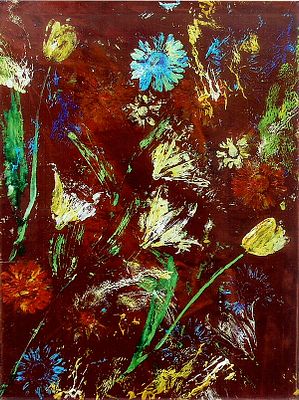 BARZAGLI MASSIMO "Fiorile" 2000 - BARZAGLI MASSIMO "Fiorile", 2000, acrilici su tela, cm 