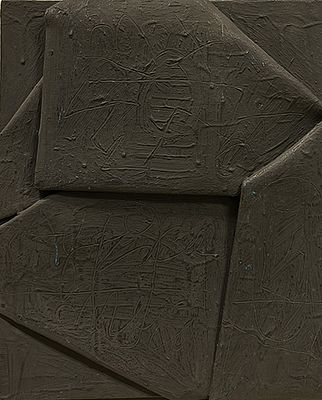 CESARE BERLINGERI, "Sul nero piegato", 2009 - CESARE BERLINGERI, "Sul nero piegato" 