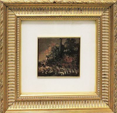 PIETRO ANNIGONI, 1970 - PIETRO ANNIGONI, 1970, Olio su tela, dim. 16x15. Al fronte: firma in basso 