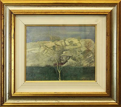 GIUSEPPE BANCHIERI, "Figura nel paesaggio", gennaio 1969 - GIUSEPPE BANCHIERI, "Figura 