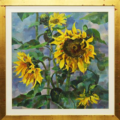 VLADIMIR LIPEC, "Girasoli", 1999 - VLADIMIR LIPEC, "Girasoli", 1999, tempera su 