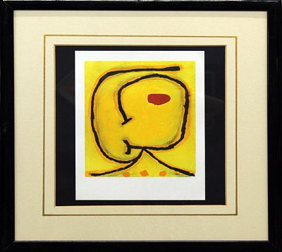 ARTURO CARMASSI, "Giallo", anni '70 - ARTURO CARMASSI, "Giallo", anni '70, riproduzione 