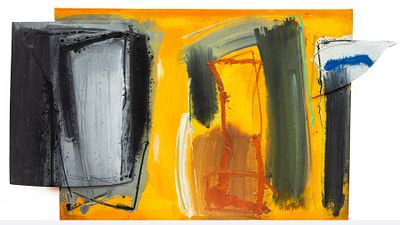 ENZO ESPOSITO, Senza titolo, 1986 - ENZO ESPOSITO, Senza titolo, 1986, tecnica mista su tela e 
